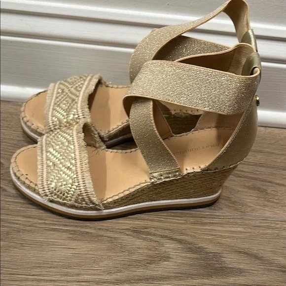 Tommy Hilfiger Cream Espadrilles with Ankle Wrap - Picture 2 of 5
